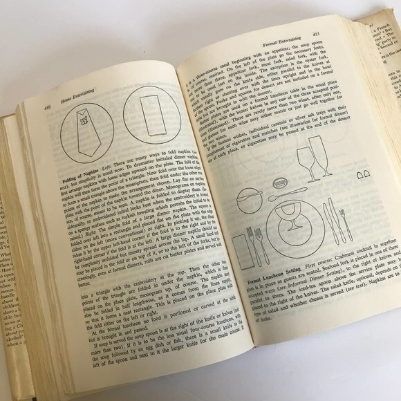 Vintage Book: Amy Vanderbilt's Etiquette Hardcover with Dust Jacket - Picture 7 of 9